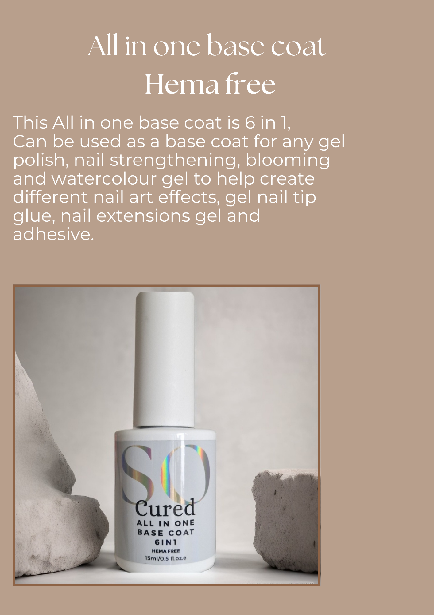 All in one base coat