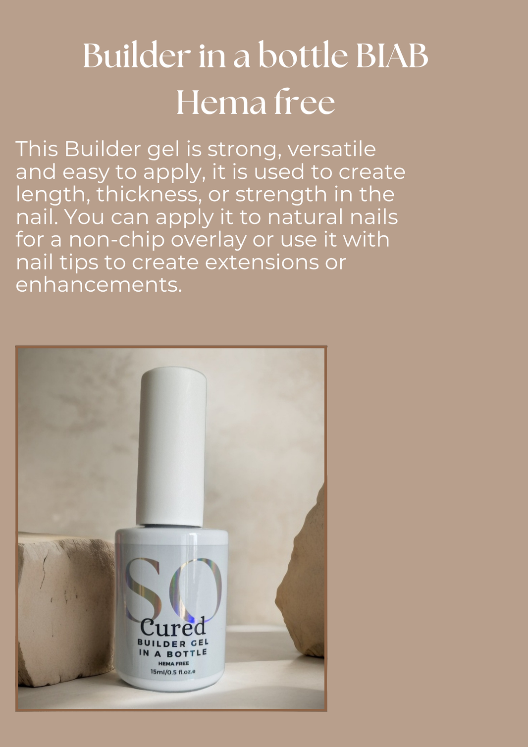 So cured builder gel